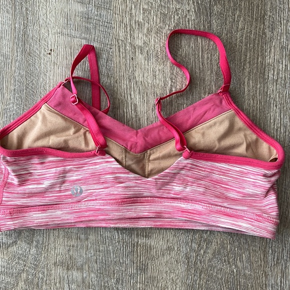 VINTAGE Lululemon Pink space dye sports bra - Picture 3 of 5